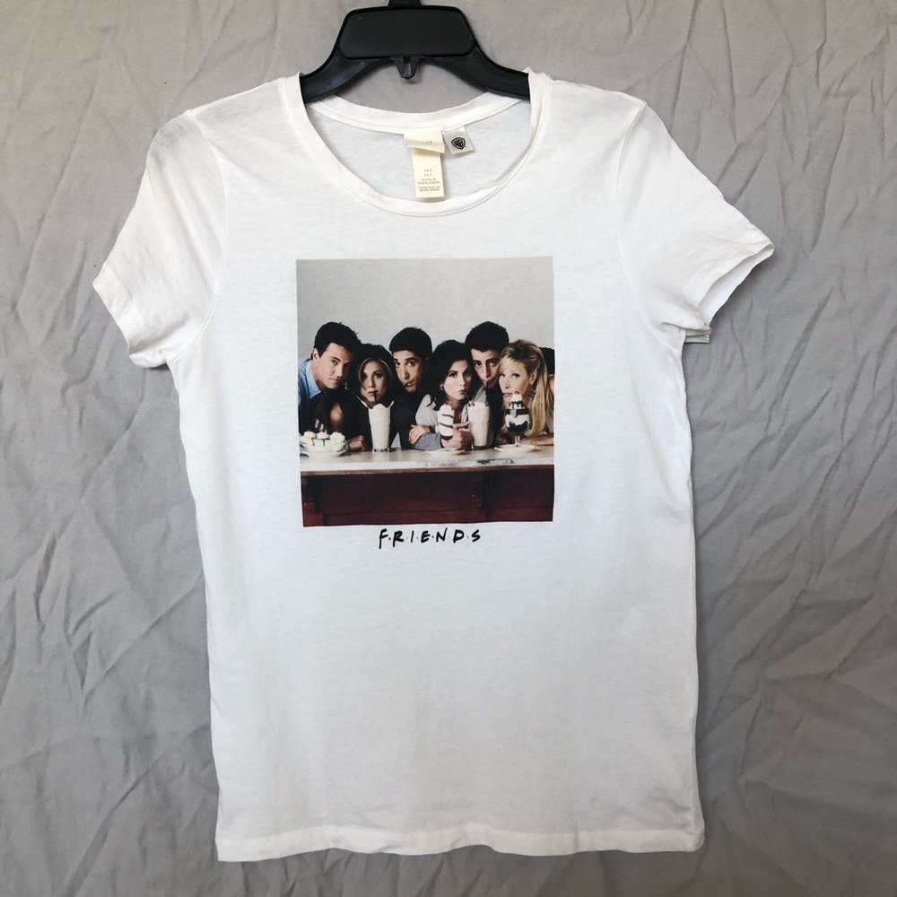 FRIENDS white shirt sleeve shirt size S